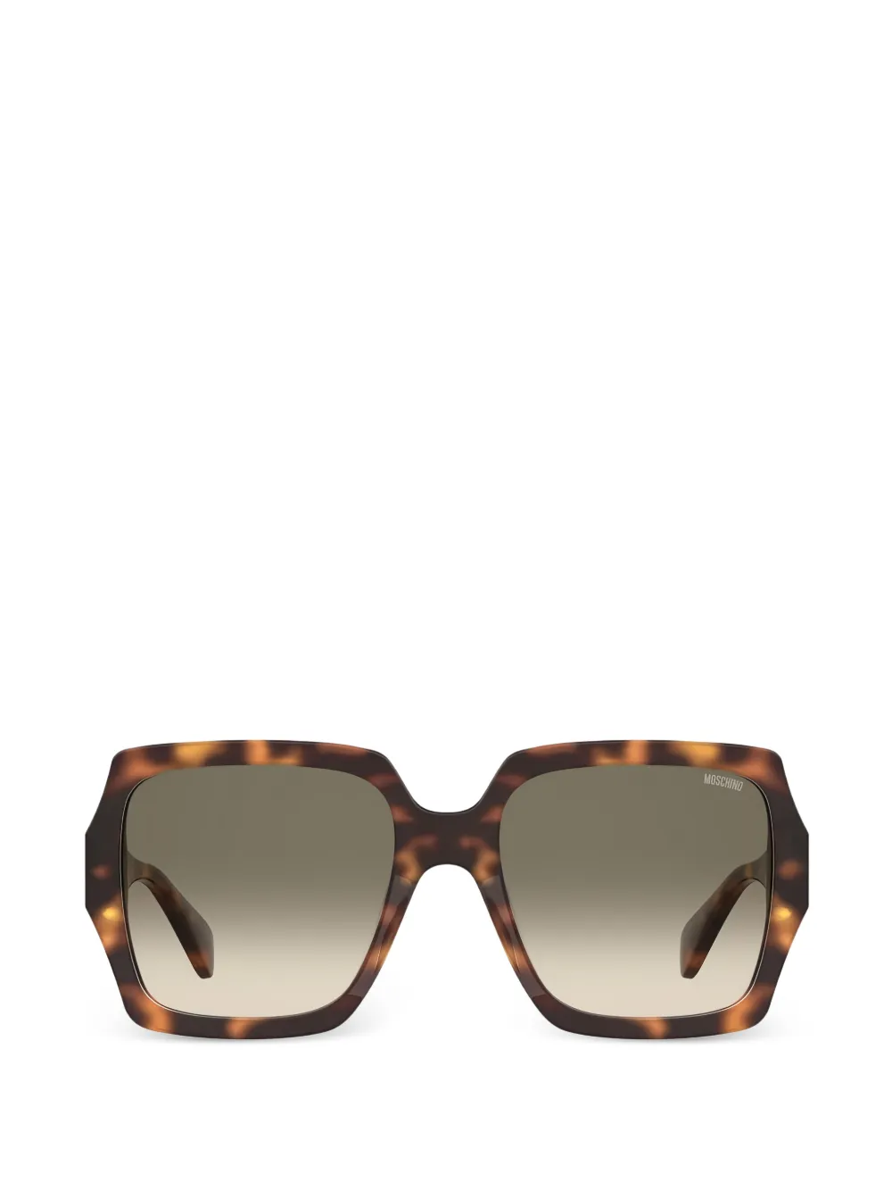 Moschino Occhiali da sole squadrati - Marrone