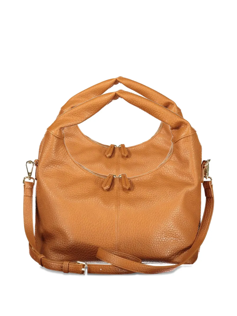 MARIO VALENTINO Bewerkte shopper met logo Bruin