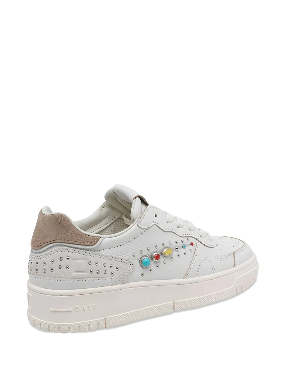 Date Torneo sneakers met studs Wit