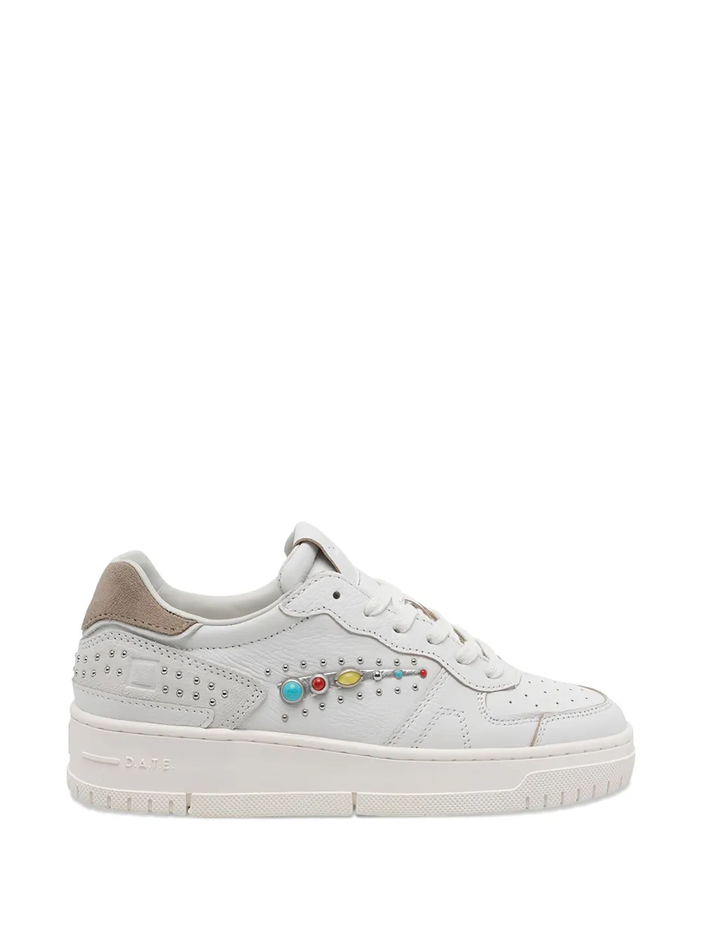 Date Torneo sneakers met studs Wit