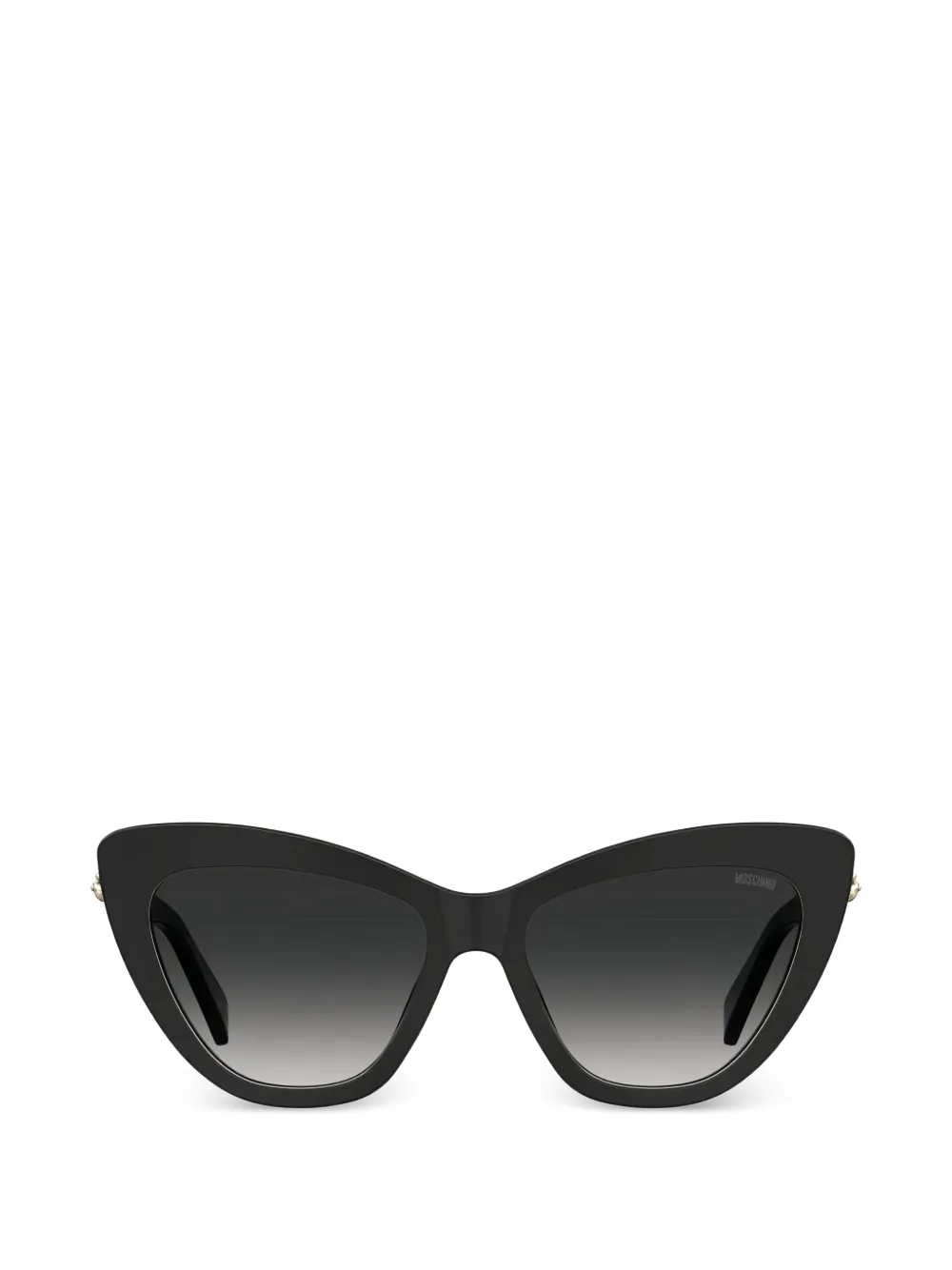 Moschino Eyewear Teddy Bear Cat-eye Sunglasses In Black