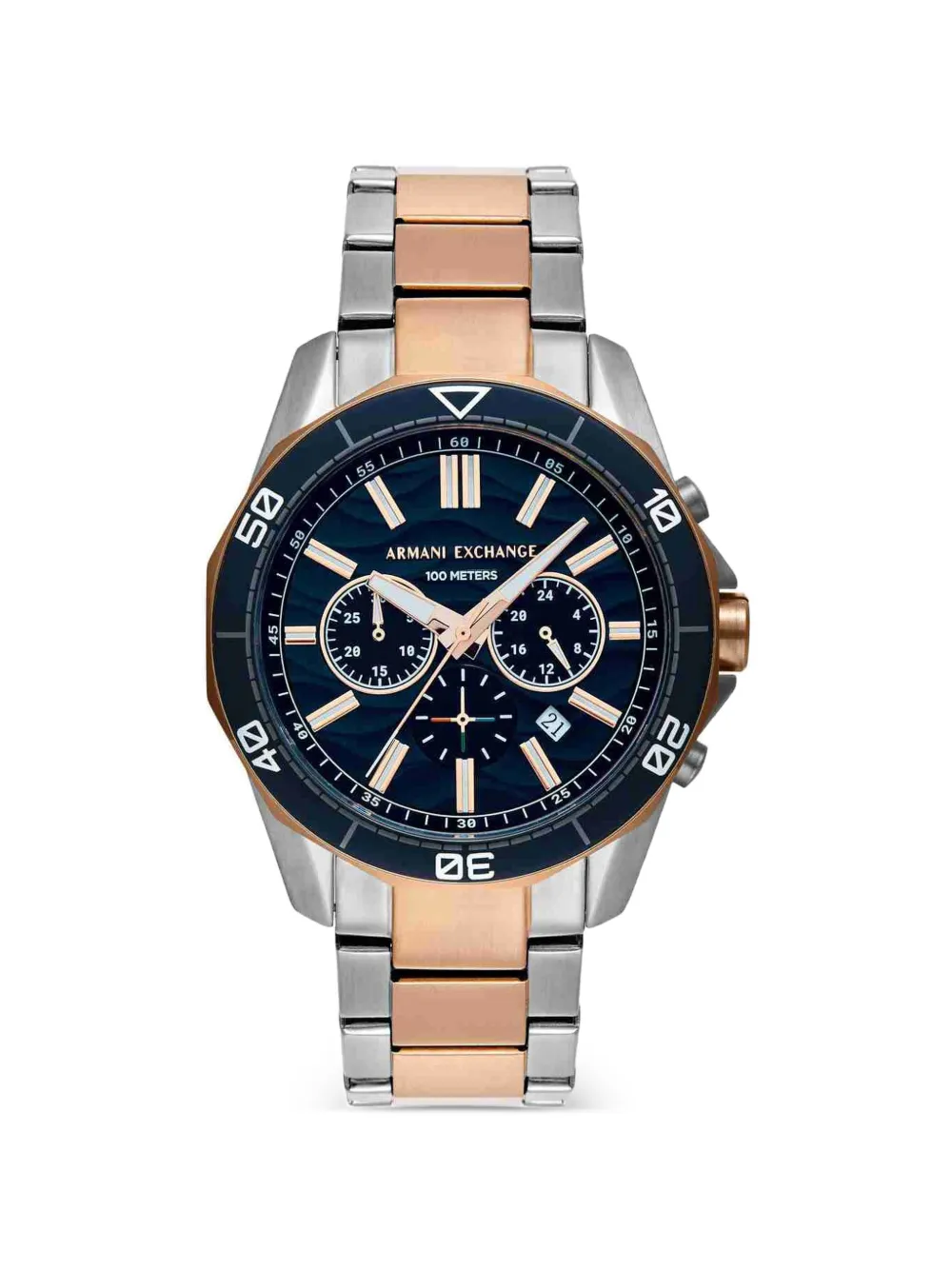 Armani Exchange Spencer chronograph 44mm watch - Blu