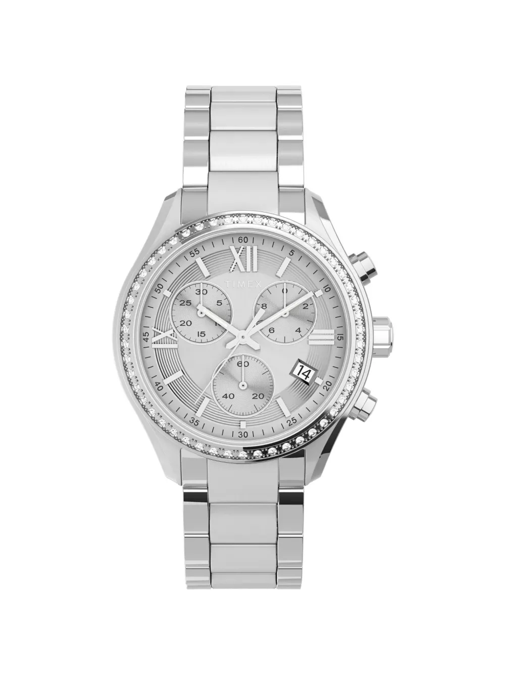 TIMEX Orologio Trend con cristalli 38mm - Argento