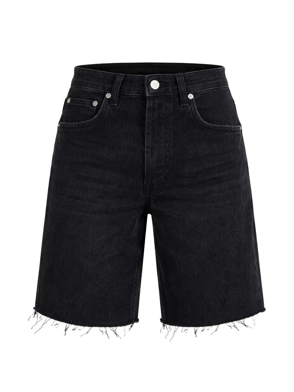 Citizens of Humanity frayed-hem shorts - Nero
