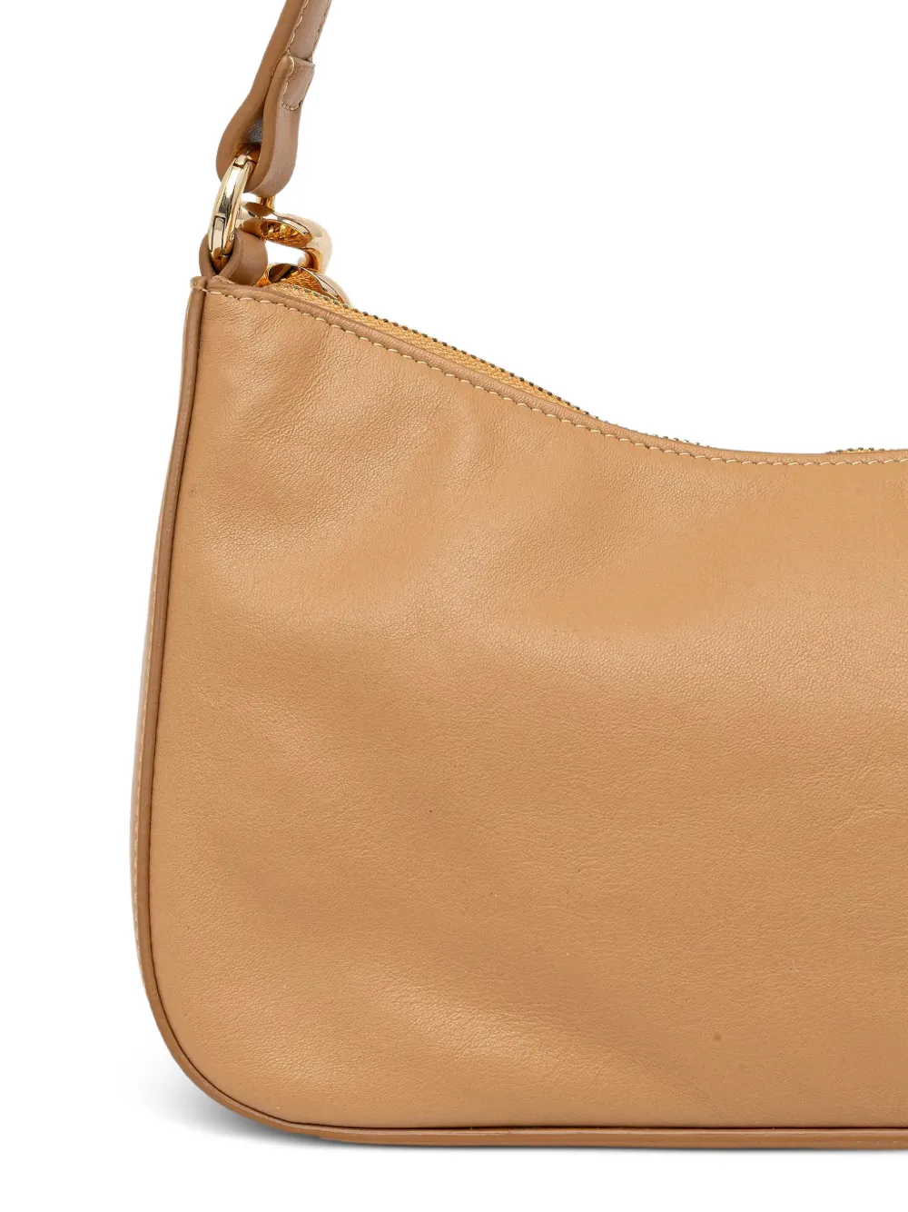 TWINSET Liliane kleine leren tas Beige