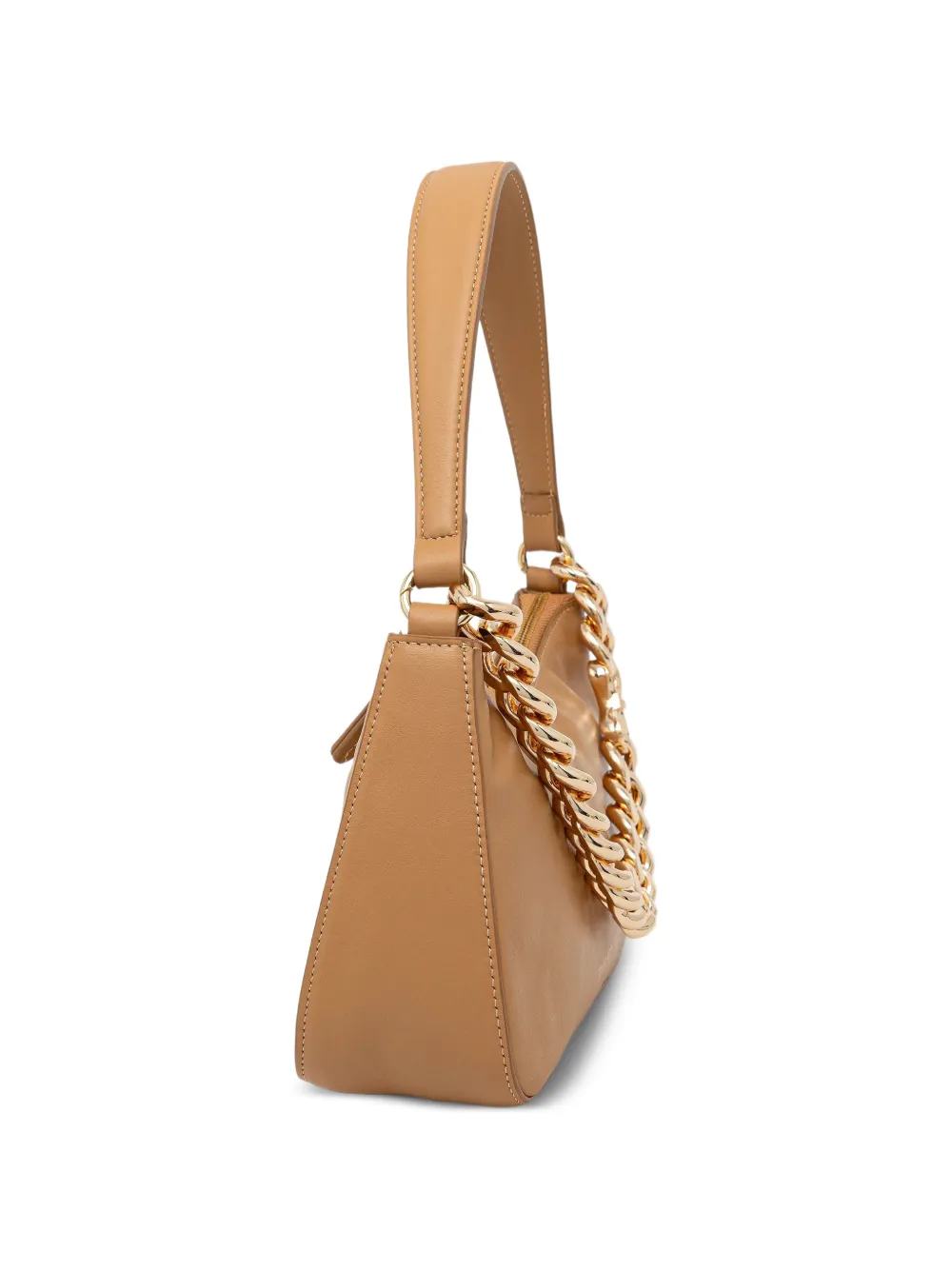 TWINSET Liliane kleine leren tas Beige