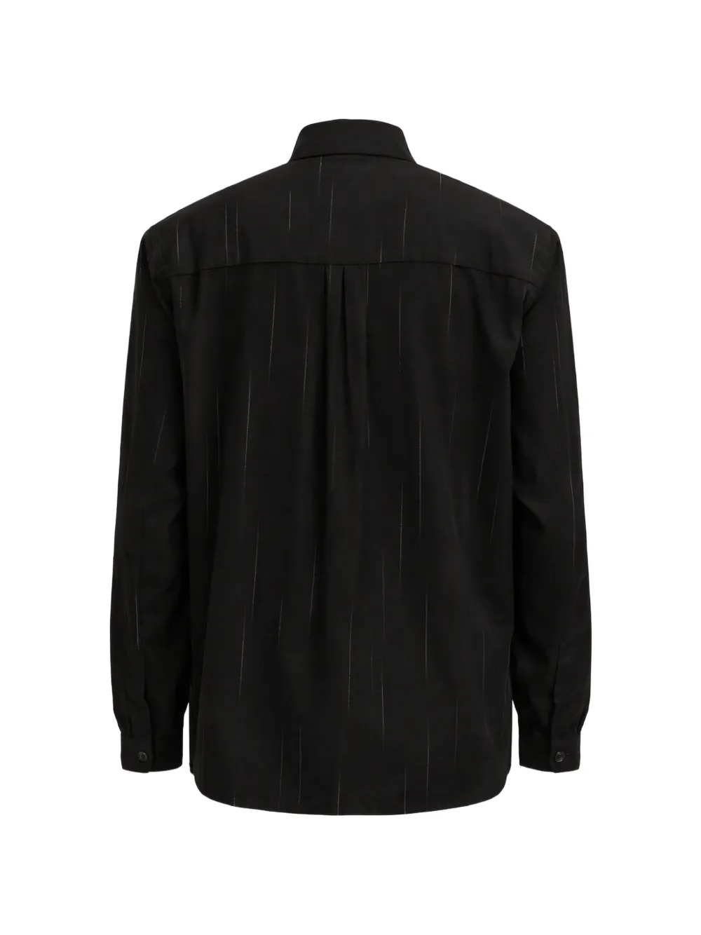  Tibi Camisa A Rayas Diplomáticas - Negro 