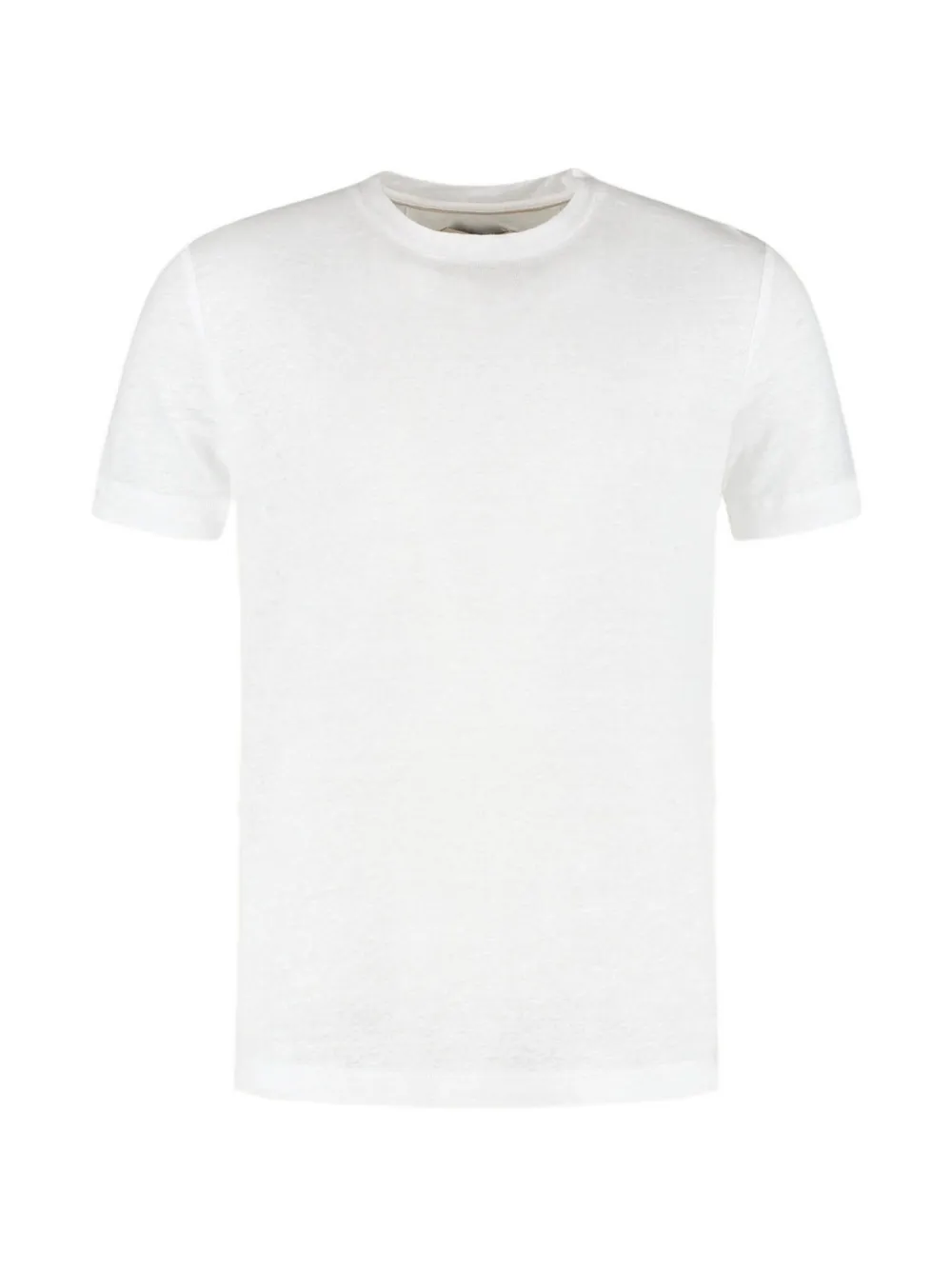 Aurélien City linen T-shirt - Bianco