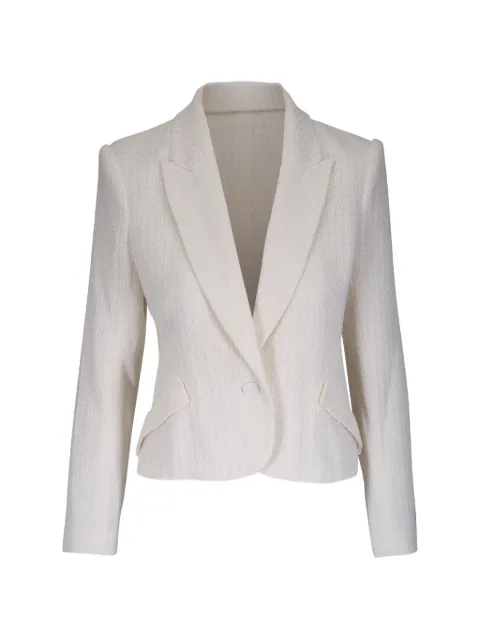 L'Agence Jennah single-breasted cotton blazer