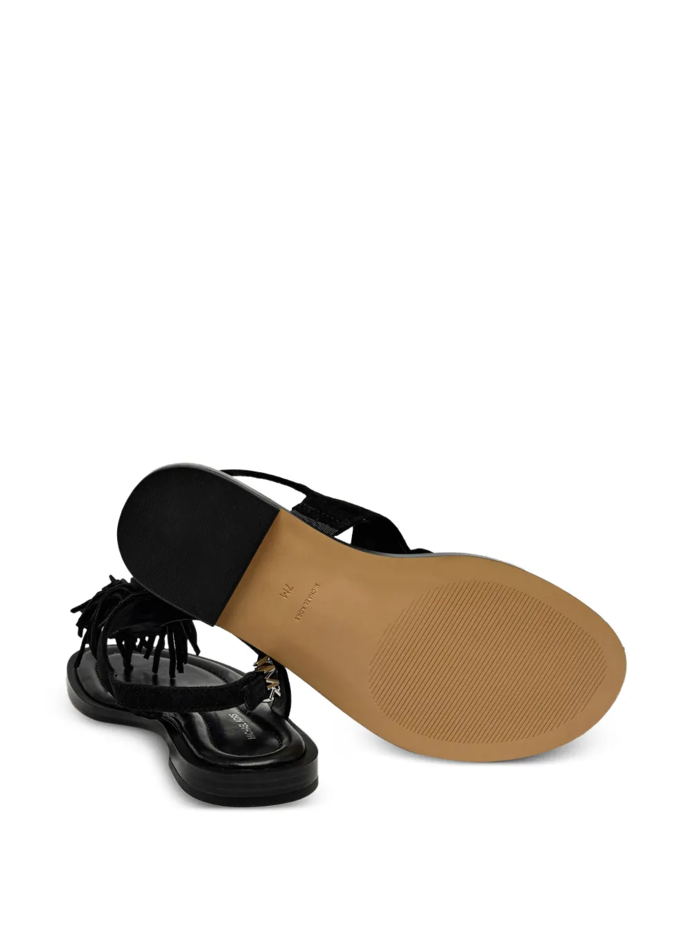 Michael Kors Indra sandalen met franje Zwart