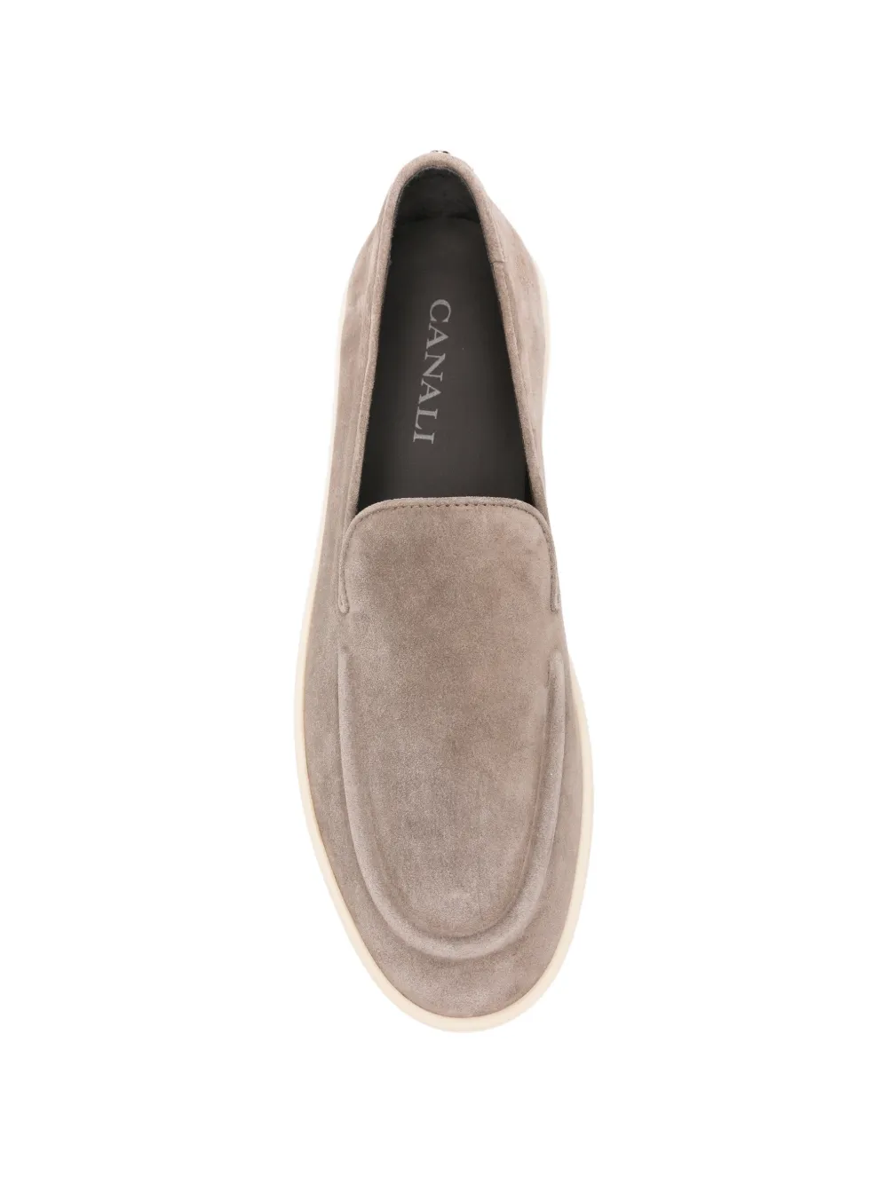 Canali suede loafers Grijs