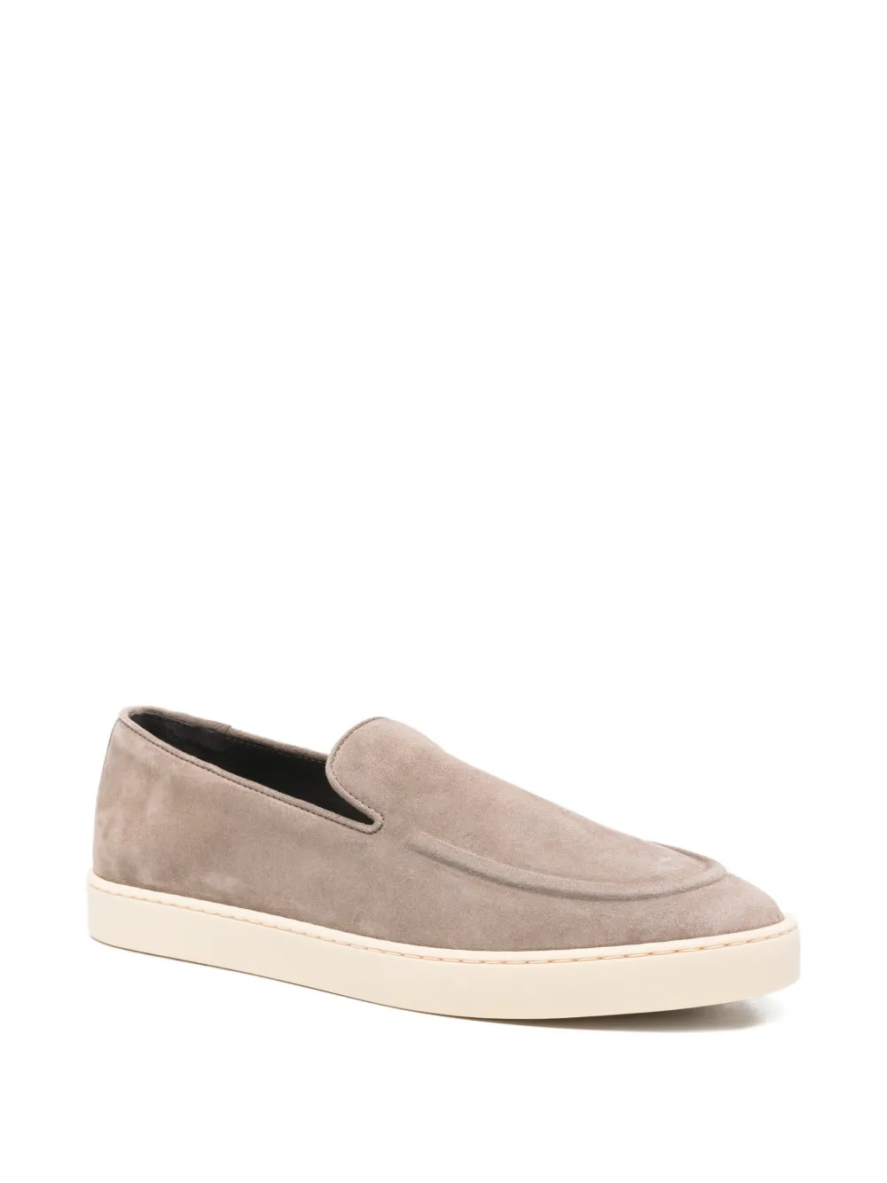 Canali suede loafers Grijs