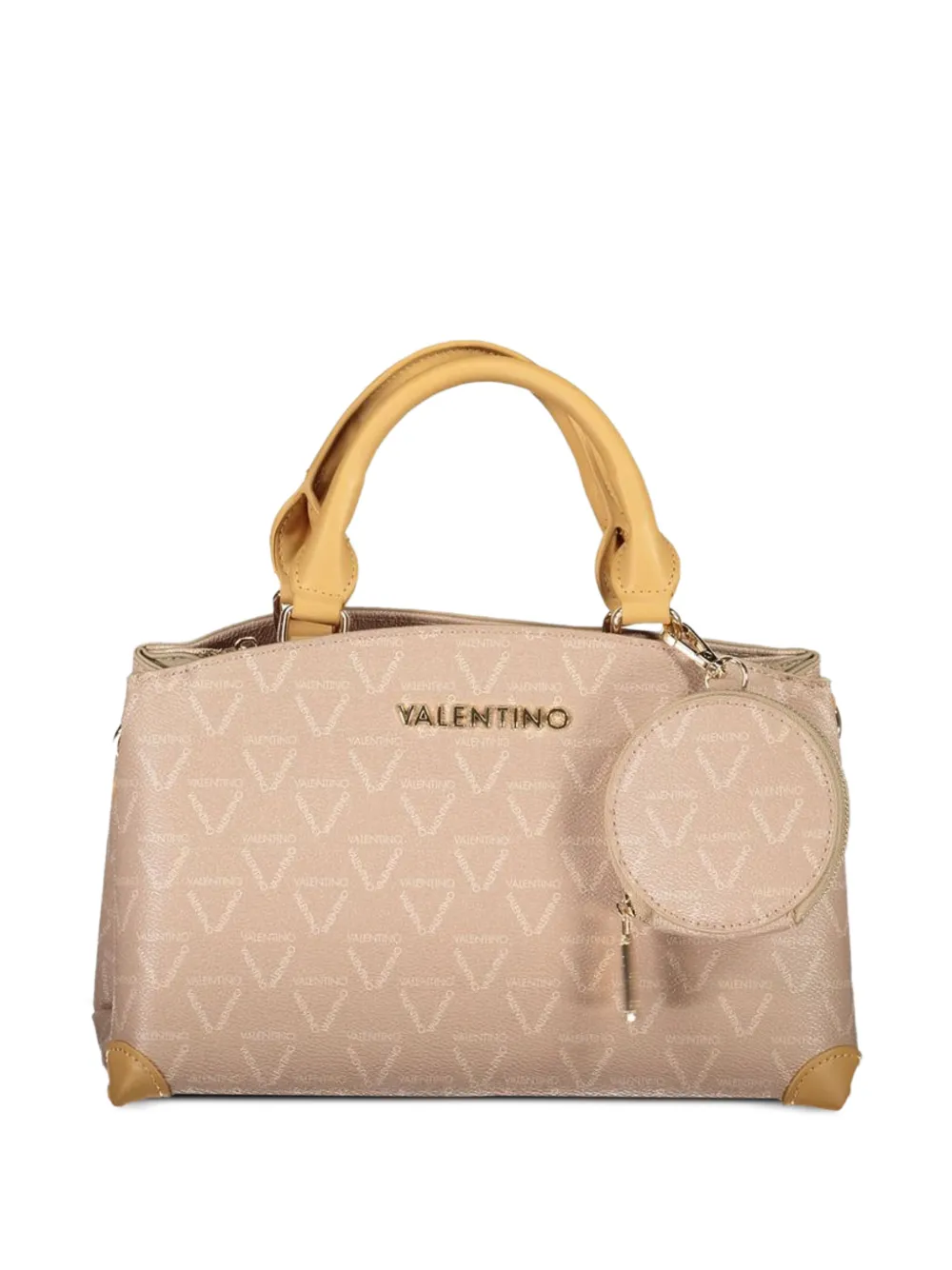 MARIO VALENTINO monogram-print logo-plaque tote bag