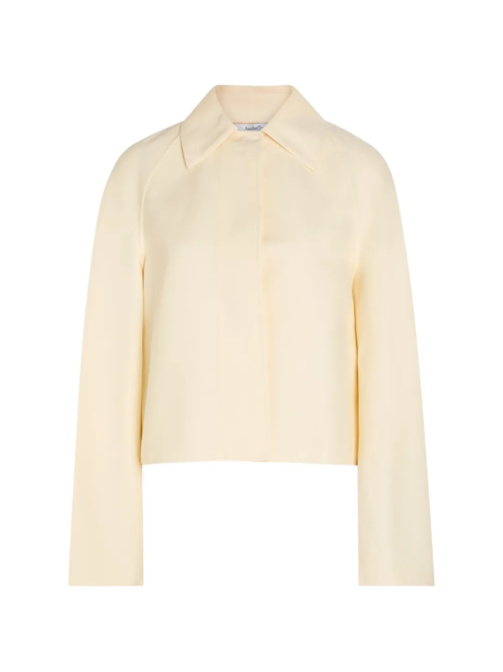 Another Tomorrow concealed-fastening jacket - Nude