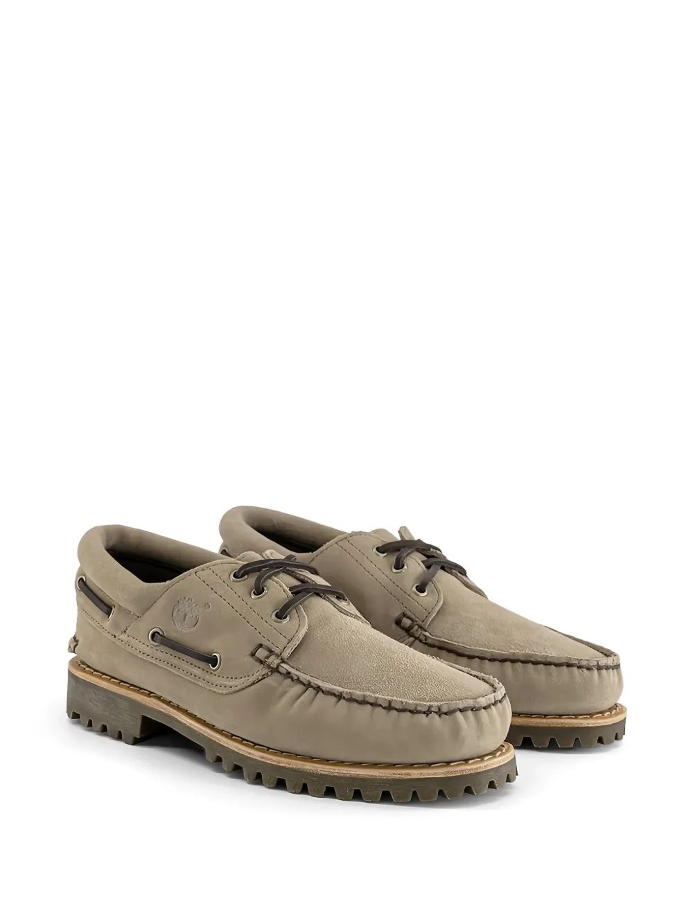 Timberland Mix Tape suede boat shoes - Nude
