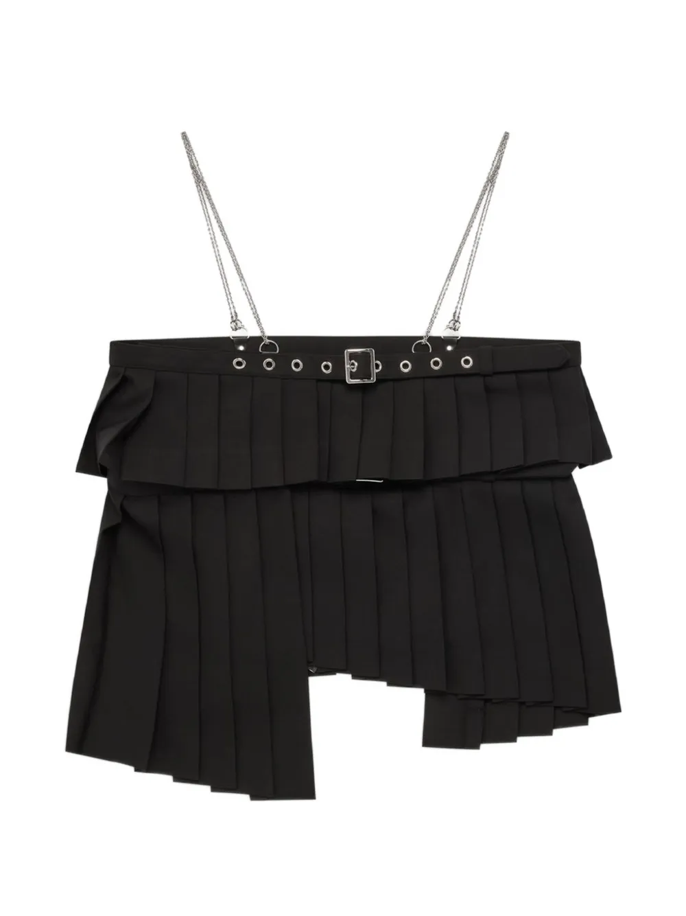 Noir Kei Ninomiya pleated top - Nero