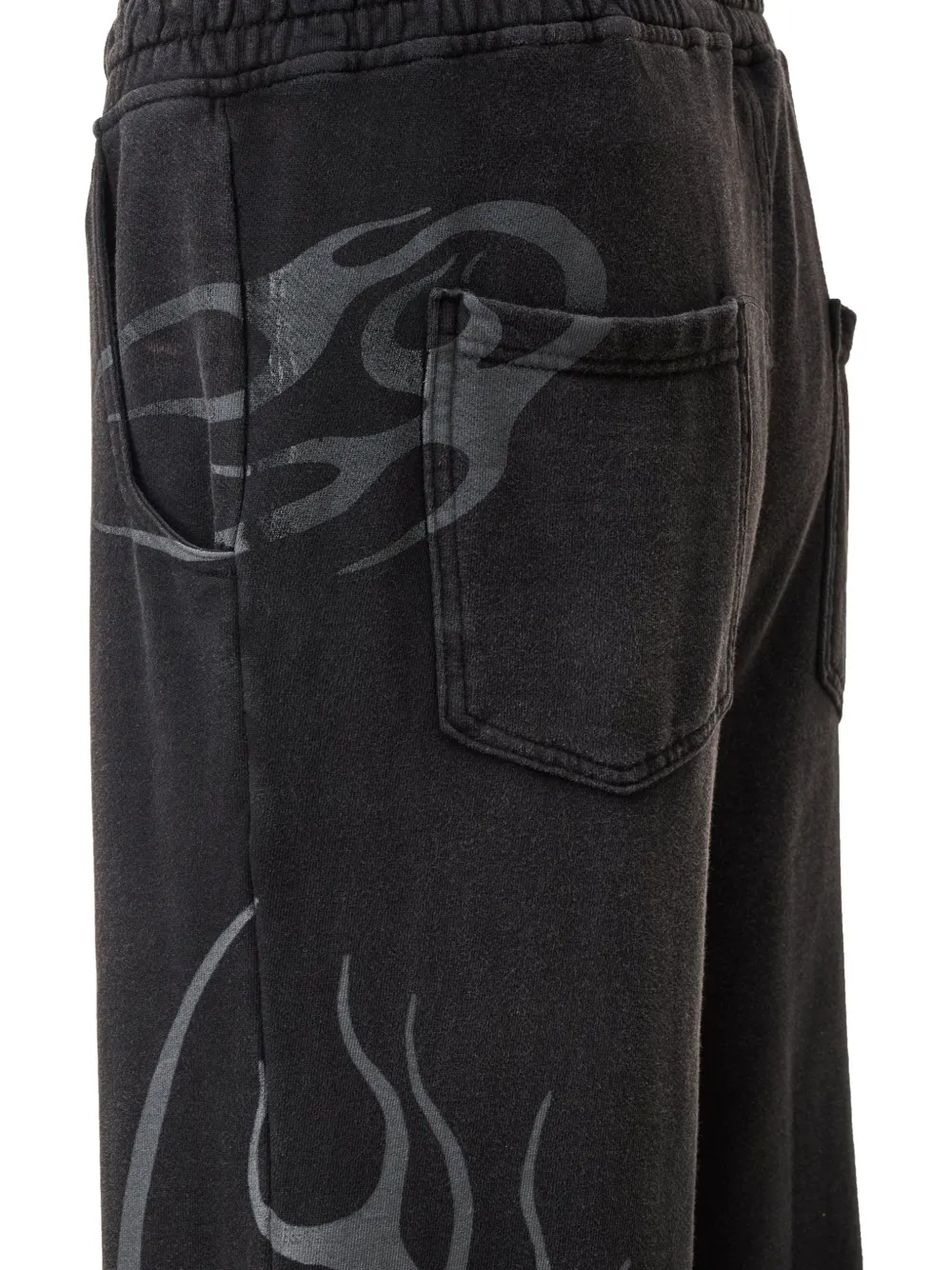 HELLSTAR Trainingsbroek met vlammenprint Zwart