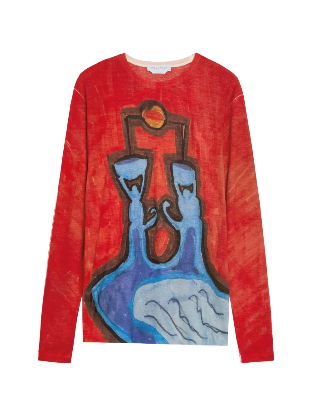Gabriela Hearst Isaro long-sleeve T-shirt - Rosso
