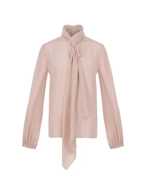phaeonia blusa con moño en el cuello