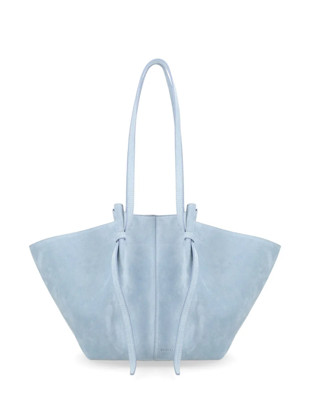 Yuzefi large Mochi suede shoulder bag - Blu