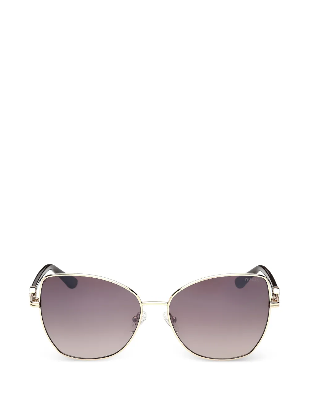 GUESS USA geometric-frame sunglasses - Gold
