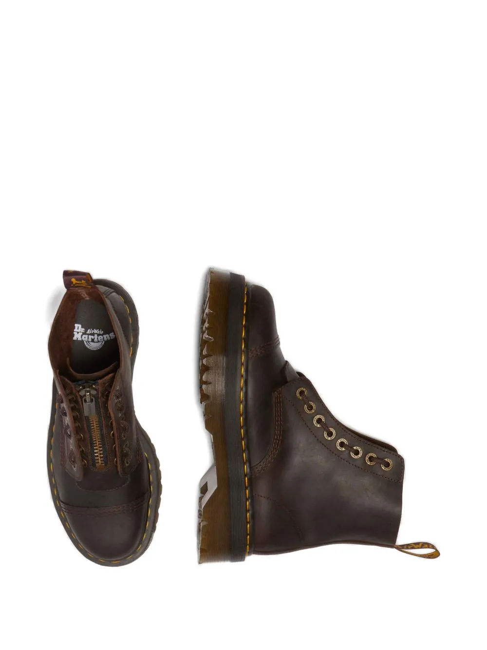 Dr Martens Sinclair platform boots Bruin
