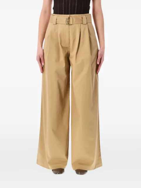 Sessùn belted-pleated tailored trousers