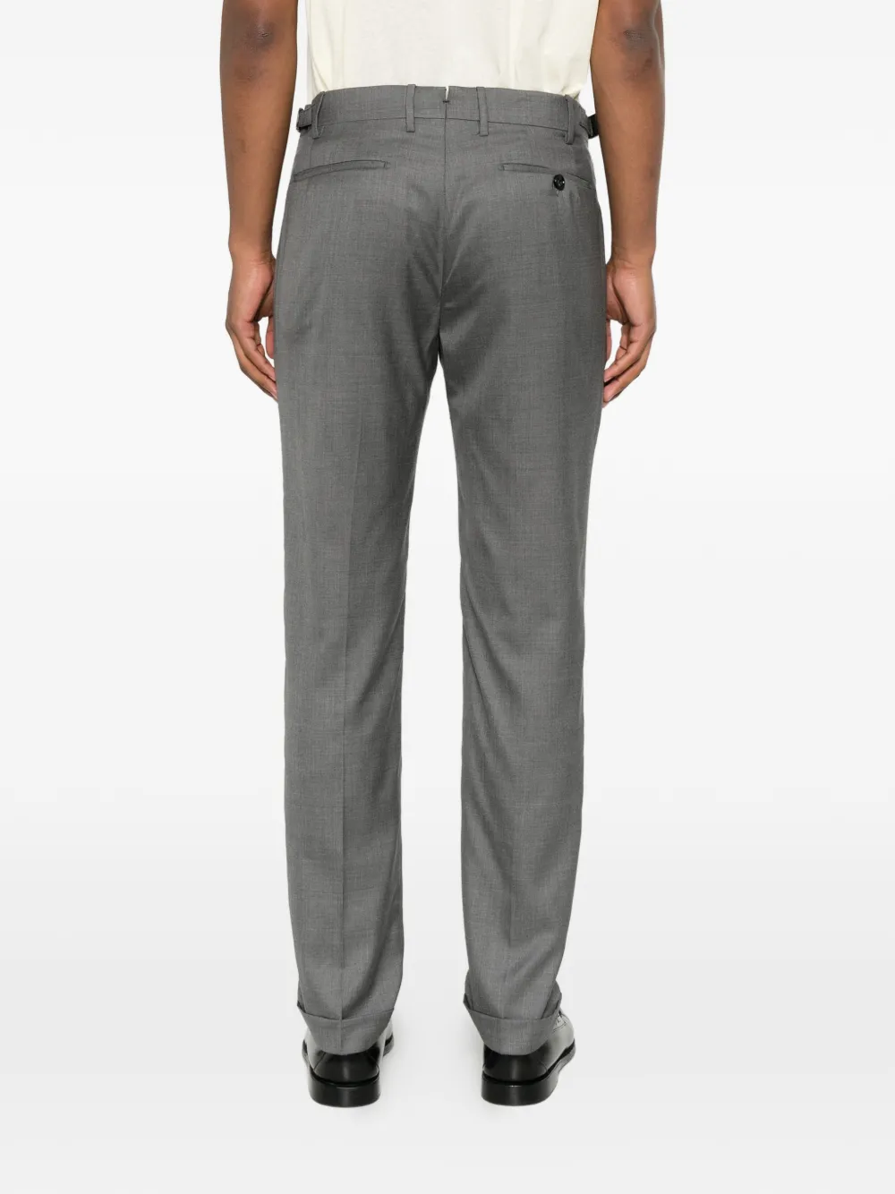Berwich Pantalon met geplooid detail Grijs