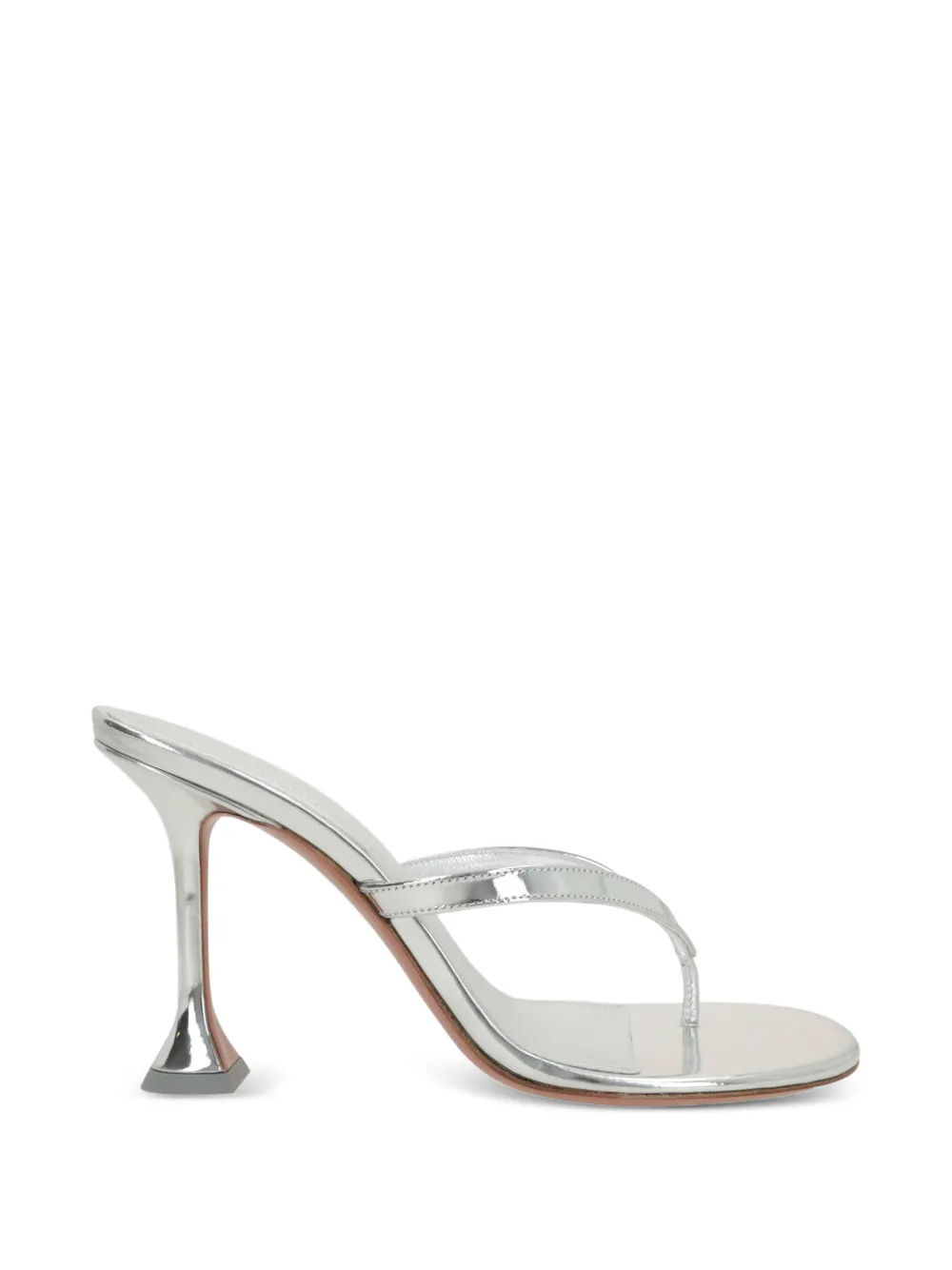 Amina Muaddi Juliettet sandals Zilver