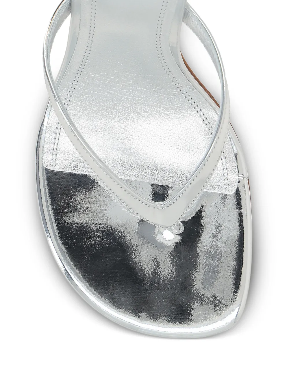 Amina Muaddi Juliettet sandals Zilver