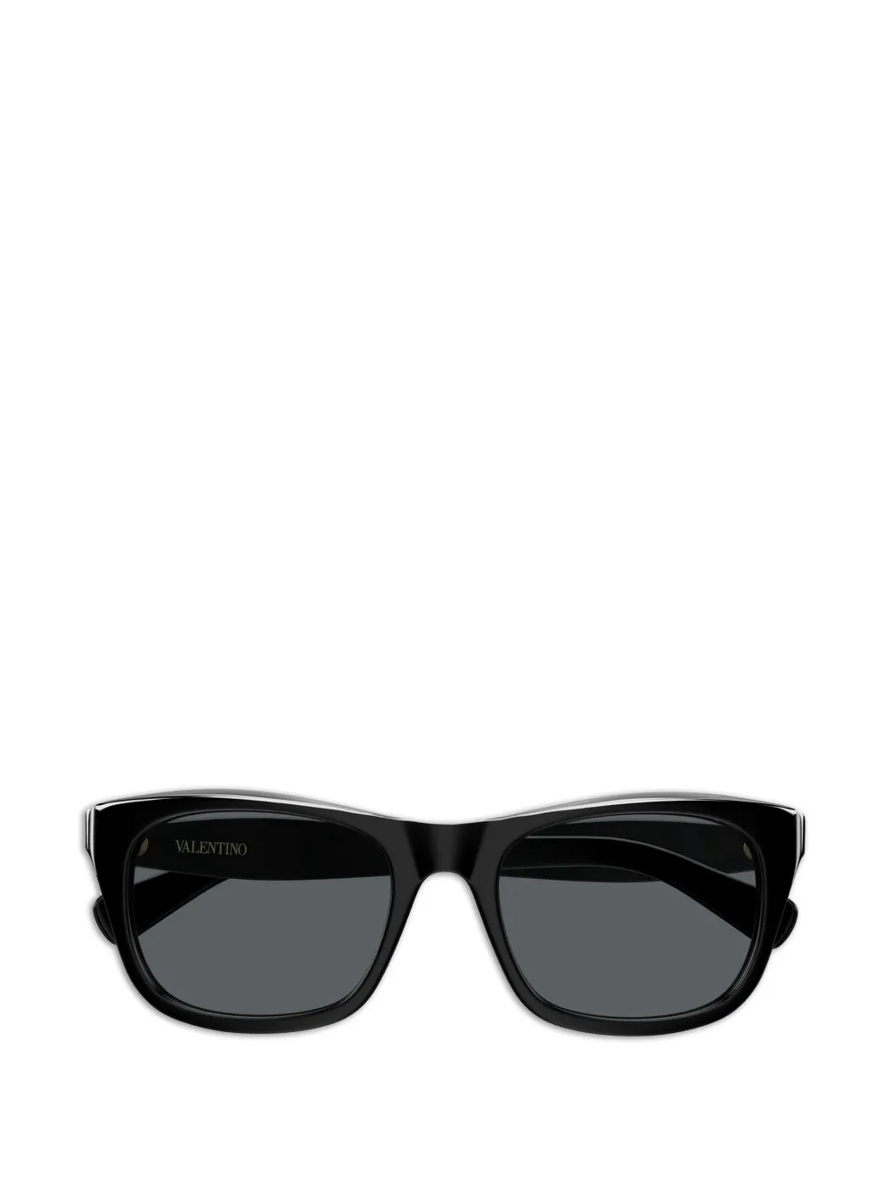 VALENTINO GARAVANI EYEWEAR VLogo rectangle-frame sunglasses - Nero