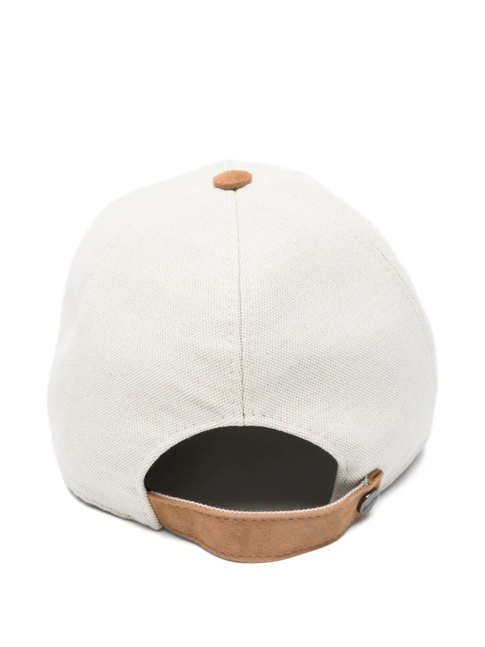 Borsalino Honkbalpet met geborduurd logo Beige