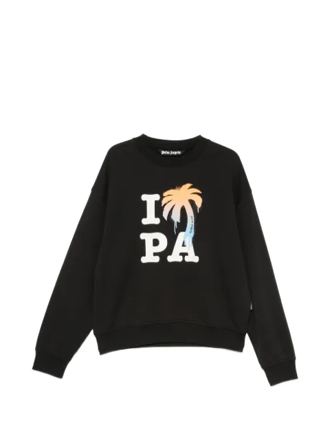 Palm Angels logo-print sweatshirt