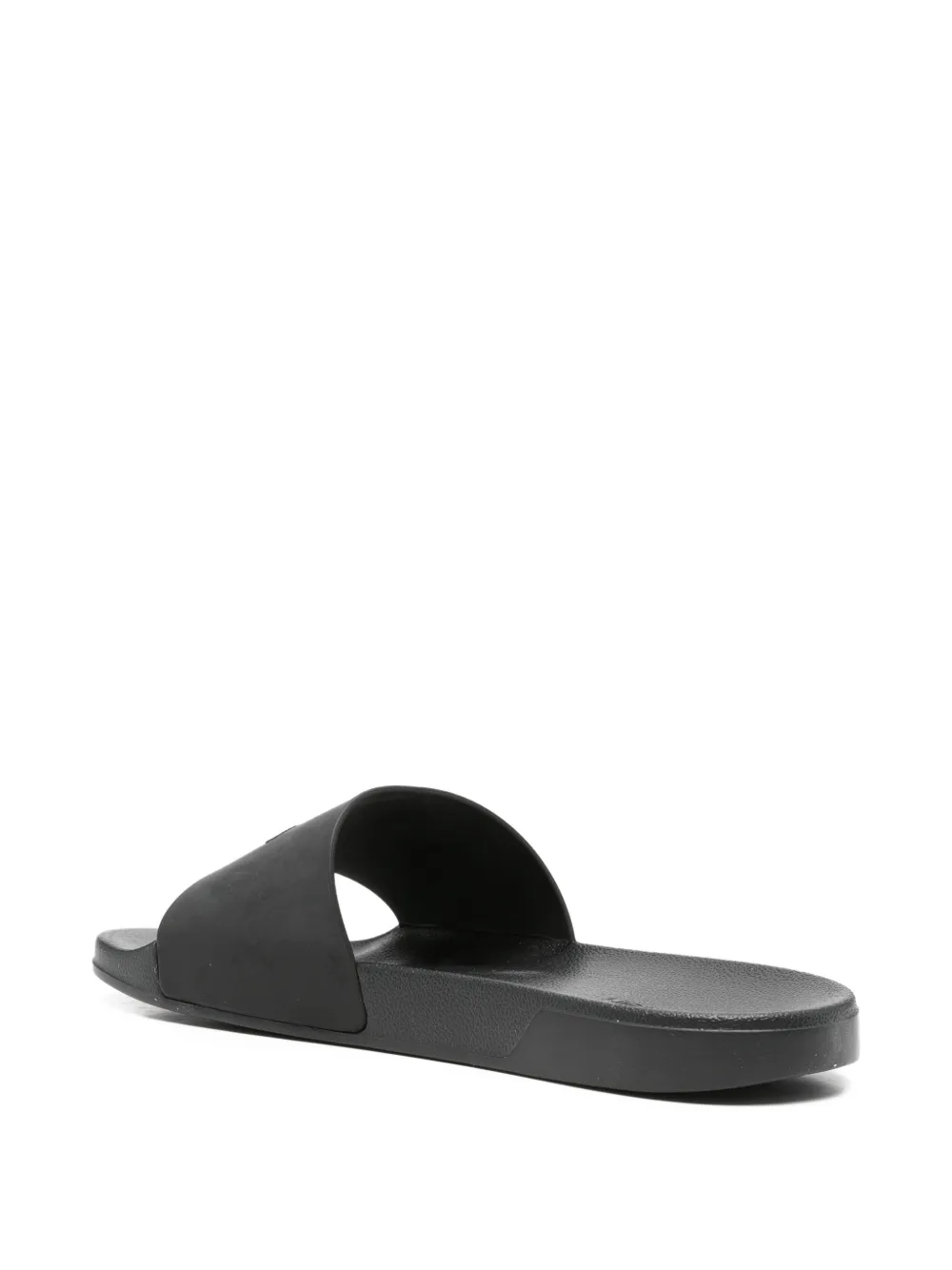 Calvin Klein Slippers met logodetail Zwart