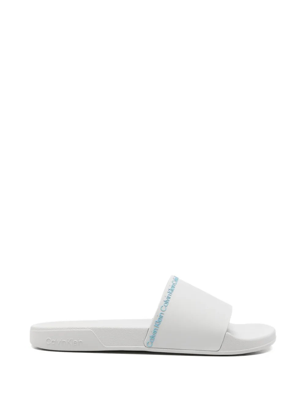 Calvin Klein logo-detail slides - Grey
