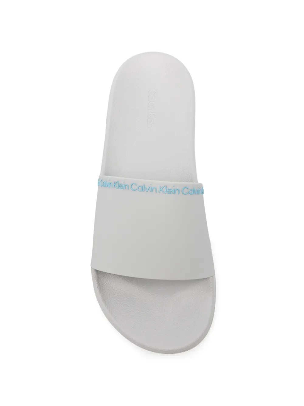 Calvin Klein Slippers met logodetail Grijs