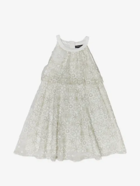 BCBG KIDS floral-lace layered dress