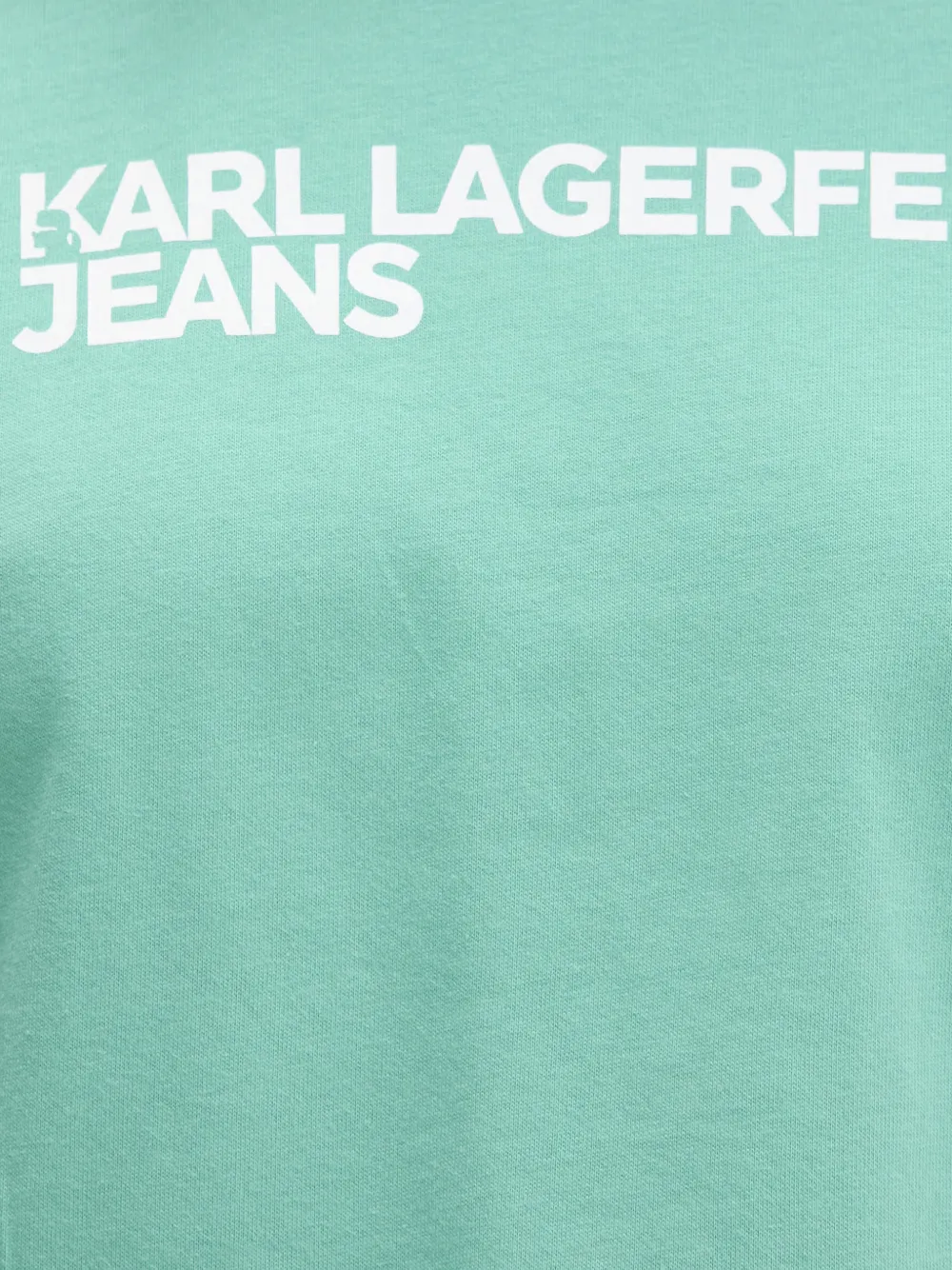 Karl Lagerfeld Jeans T-shirt met logoprint Groen