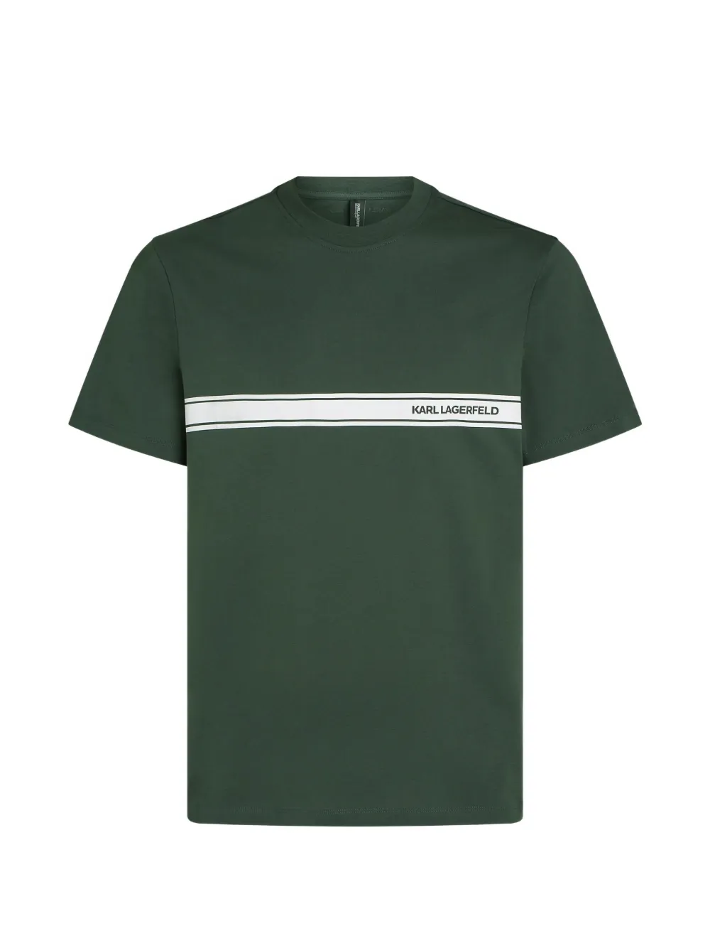 Karl Lagerfeld T-shirt met logoprint Groen