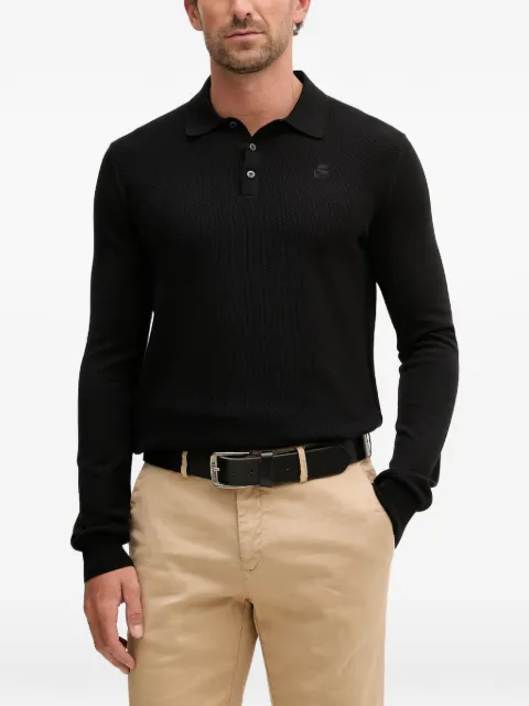Karl Lagerfeld logo-embroidered polo shirt