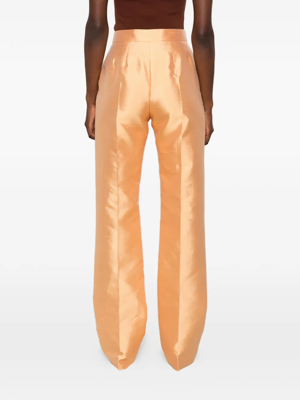 Valentino Garavani Geplooide pantalon Oranje