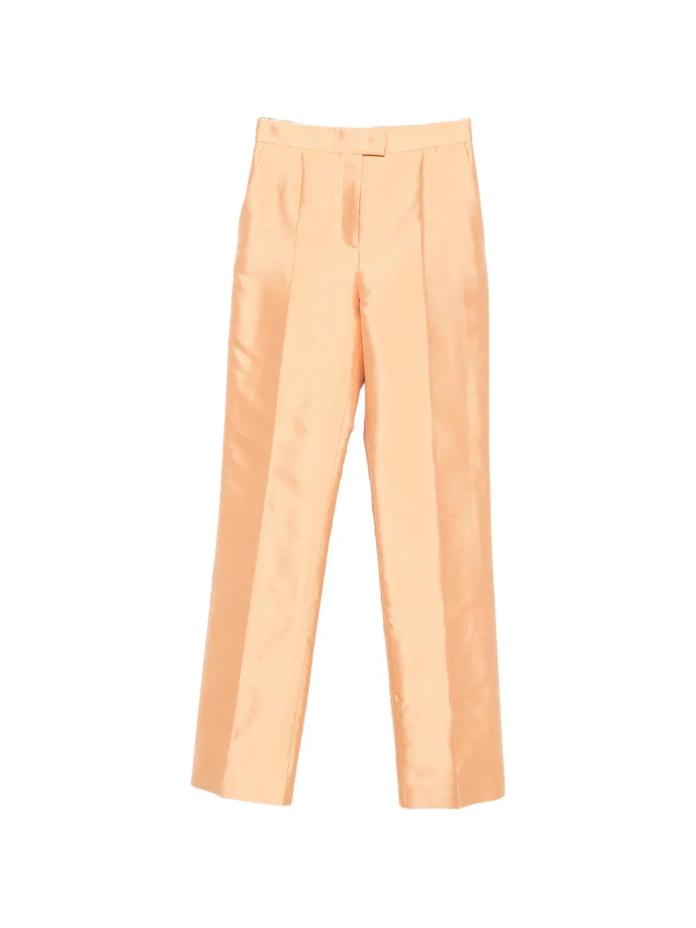 Valentino Garavani pressed-crease tailored trousers - Arancione
