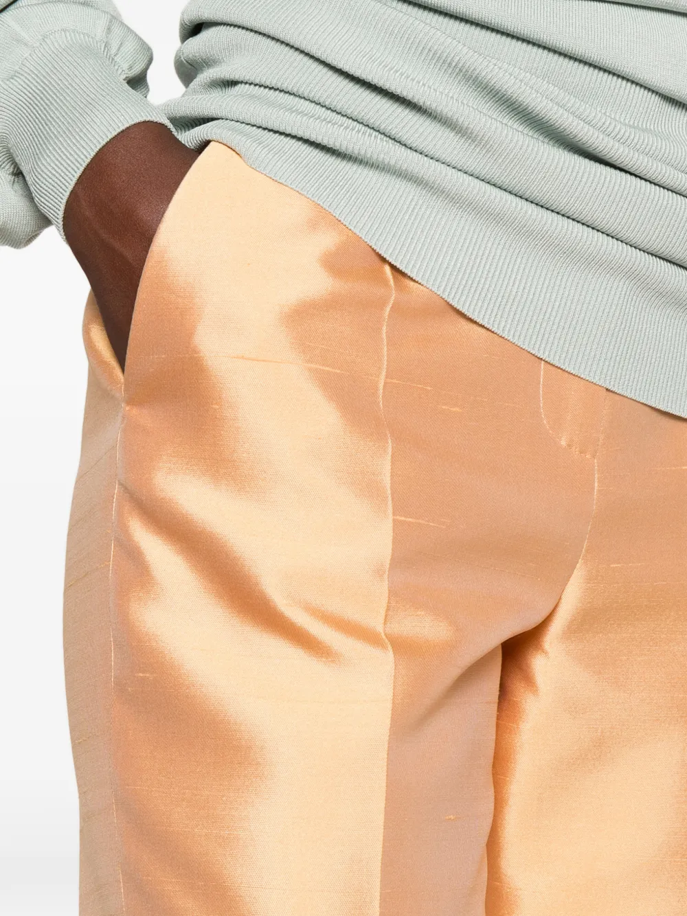 Valentino Garavani Geplooide pantalon Oranje