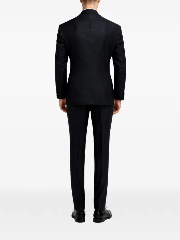 Loro Piana Pioner double-breasted Suit | Blue | FARFETCH