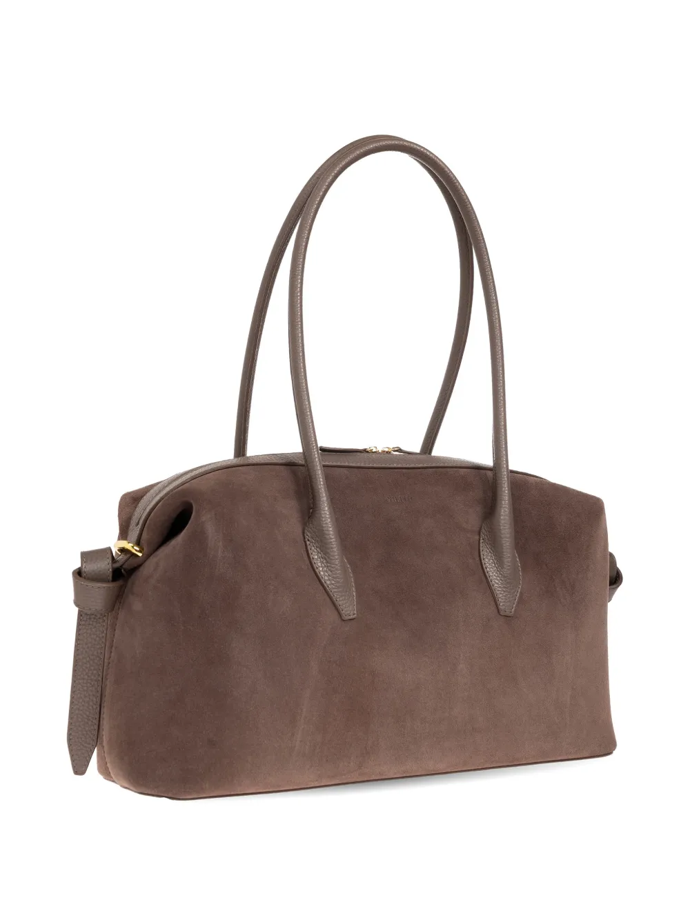 Yuzefi Brioche shopper met suède afwerking Bruin