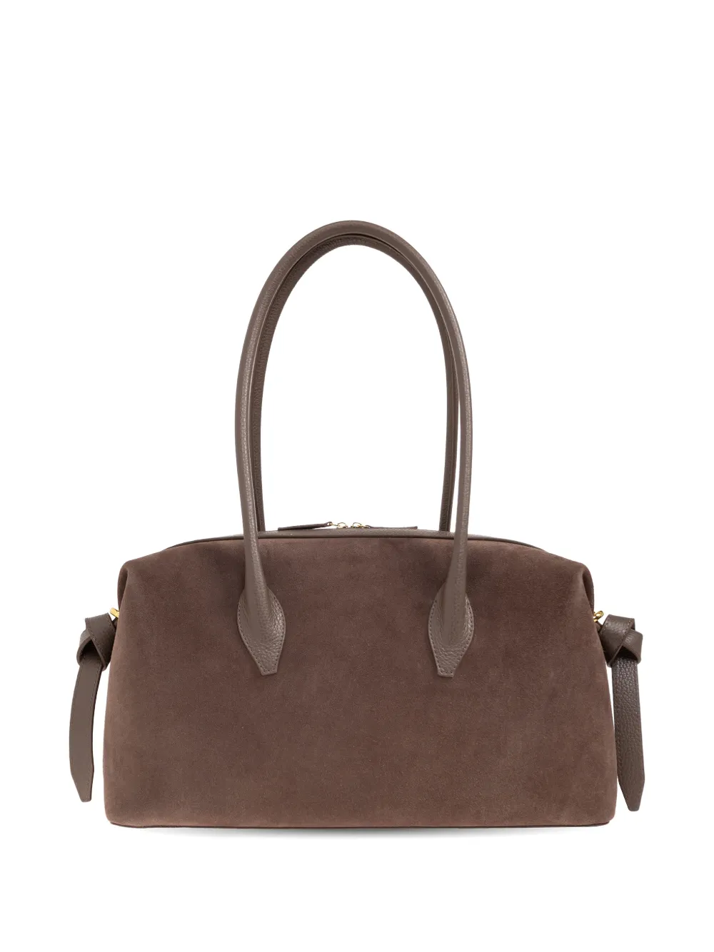 Yuzefi Brioche shopper met suède afwerking Bruin