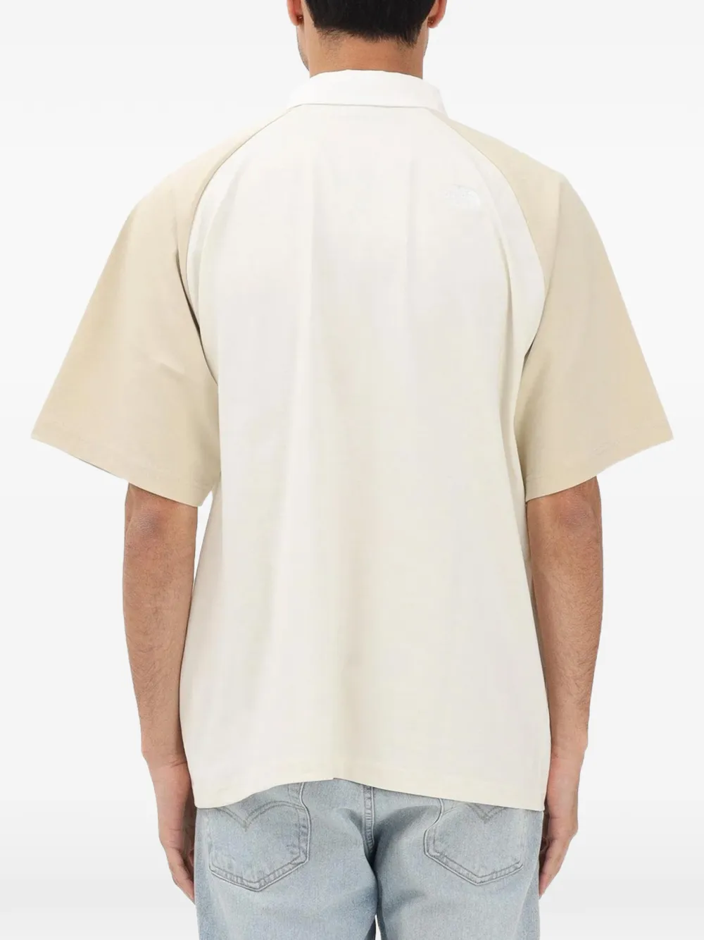 The North Face Poloshirt met raglan mouwen Beige