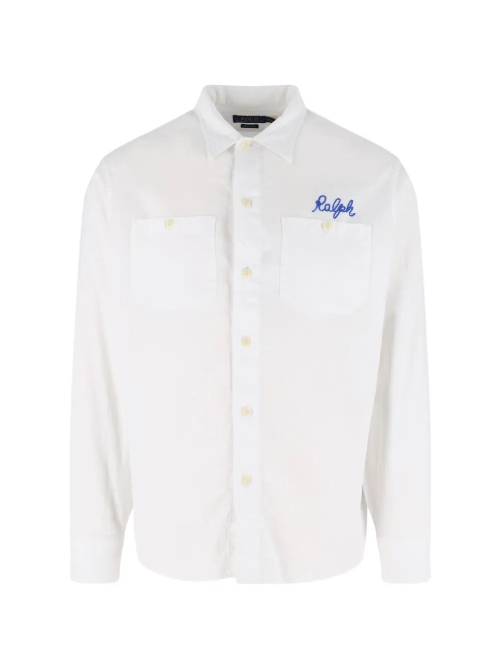 Polo Ralph Lauren logo-embroidered shirt - Weiß