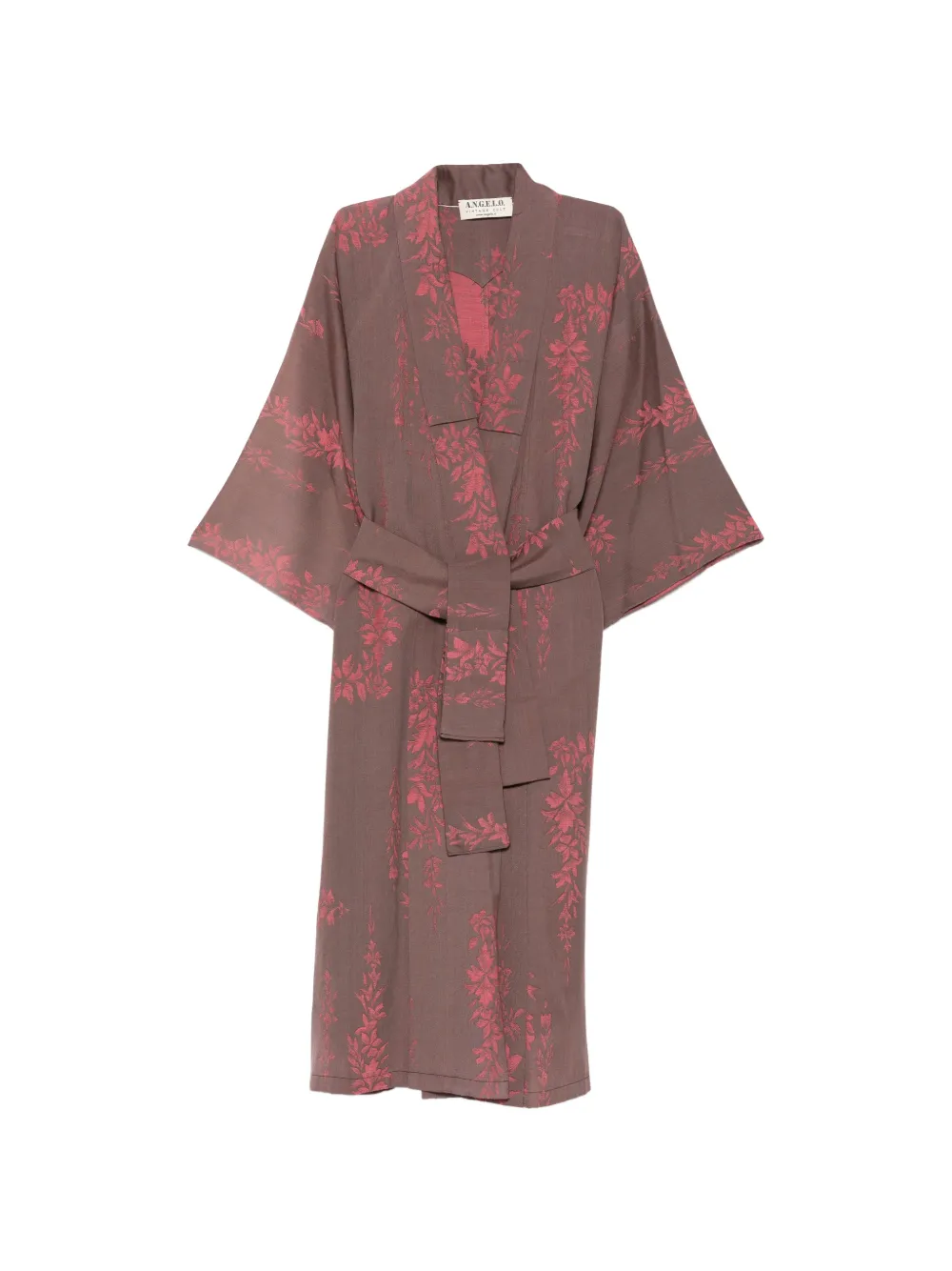 A.N.G.E.L.O. Vintage Cult 1990s floral-print kimono - Marrone