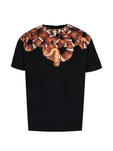 COUNTY OF MILAN camiseta con estampado de serpiente